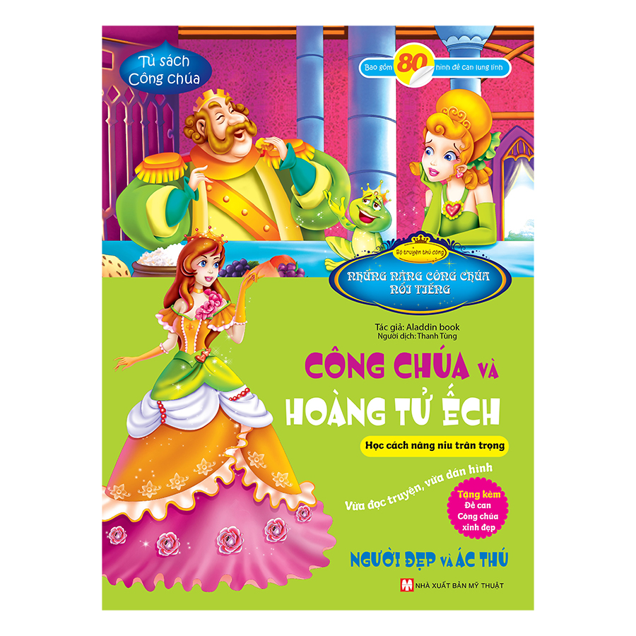 Combo Tủ Sách Công Chúa Tặng Kèm Dán Hình : Công Chúa Bạch Tuyết + Công Chúa Và Hoàng Tử Ếch + Cùng Chơi Với Hình Dán Topo Tip (3 Cuốn)