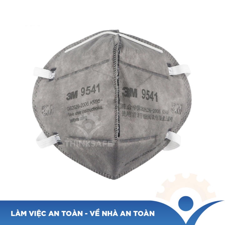Khẩu trang 3M 9541 lọc bụi, vi khuẩn bảo vệ hô hấp, khả năng lọc bụi tối thiểu 94%