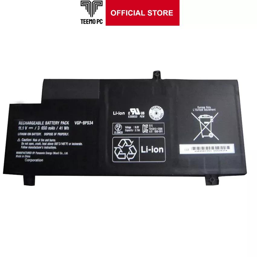 Pin Tương Thích Cho Laptop Sony Bps34 Svf15A1Acxb Svf15A1Acxs Svf15A1Bcxb Svf14Ac1Ql - - Hàng Nhập Khẩu New Seal TEEMO PC TEBAT112
