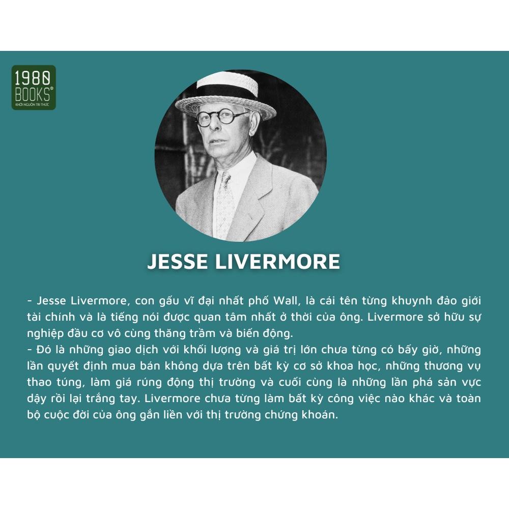 Sách  Jesse Livermore   Nhà Đầu Tư Chứng Khoán Vĩ Đại - BẢN QUYỀN