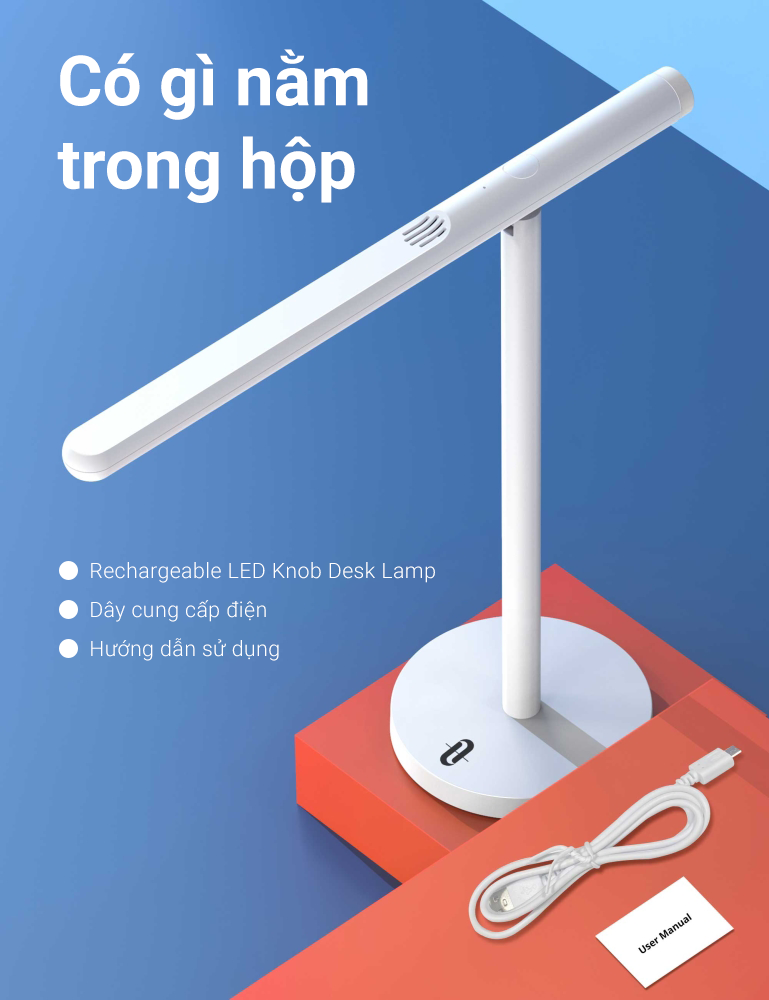 Đèn LED chống cận có pin Taotronics TT-DL1010 - hàng chính hãng