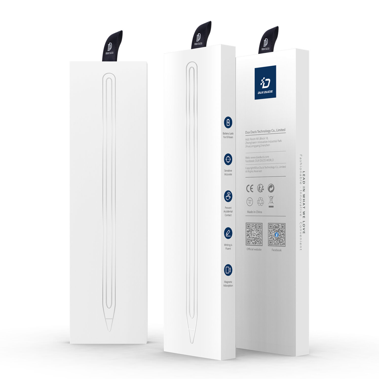 Bút cảm ứng Dux Dicis SP-02 Stylus Pen dành cho iPad Pro/ Ipad Air/ Ipad Mini/ Ipad Gen 6,7,8,9,10 - Hàng chính hãng