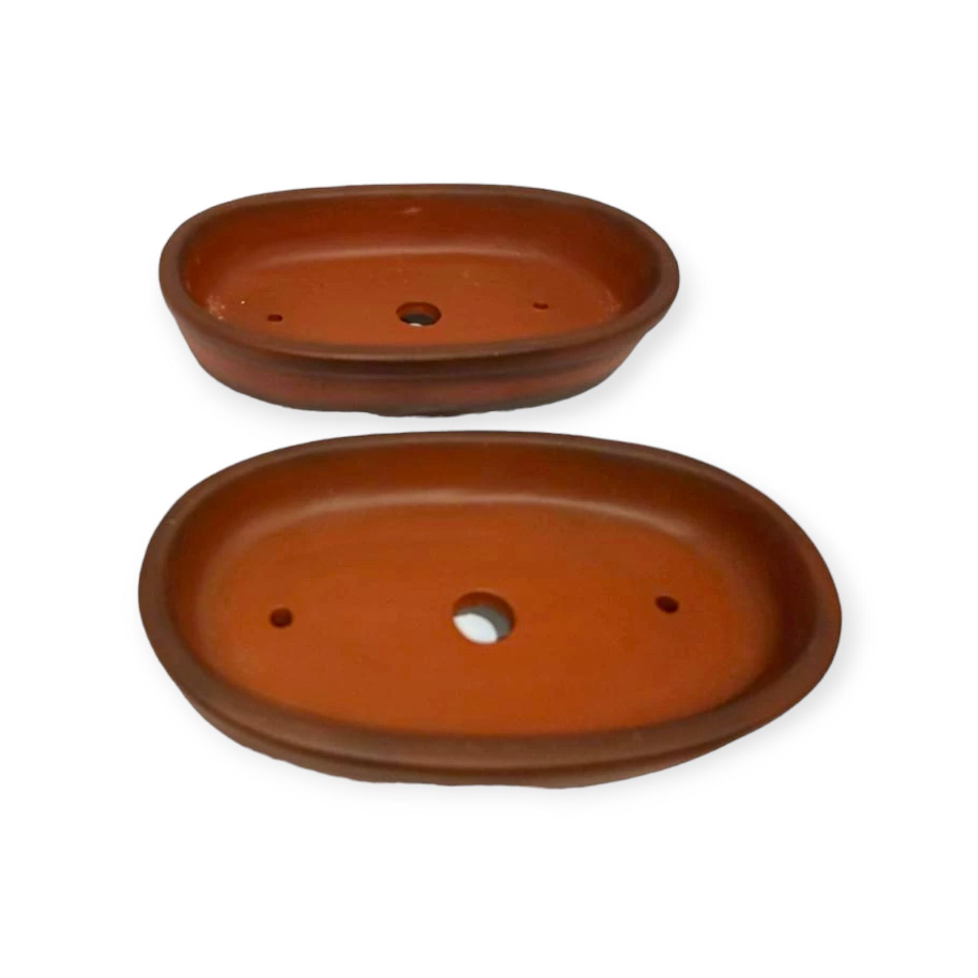 Chậu Bầu Dục Gốm Nung Trồng Cây Bonsai - Sản Phẩm Chất Lượng Cao Cho Vườn Nhà Và Nội Thất Tạo Điểm Nhấn Tự Nhiên