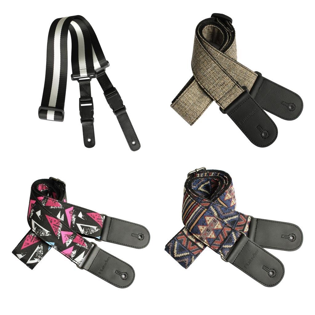 Electric Guitar Shoulder Strap with Leather Belt Musical String Instruments Accessories
