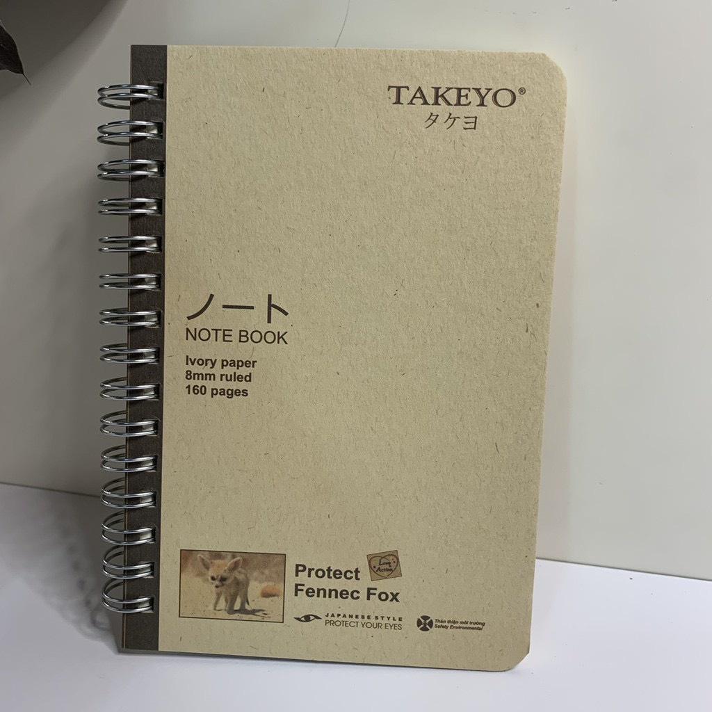 Sổ lò xo Takeyo khổ A5 160tr TMG-8532