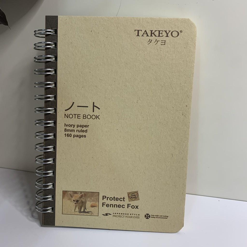 Sổ lò xo Takeyo khổ A5 160tr TMG-8532 (KT: 148x210mm)