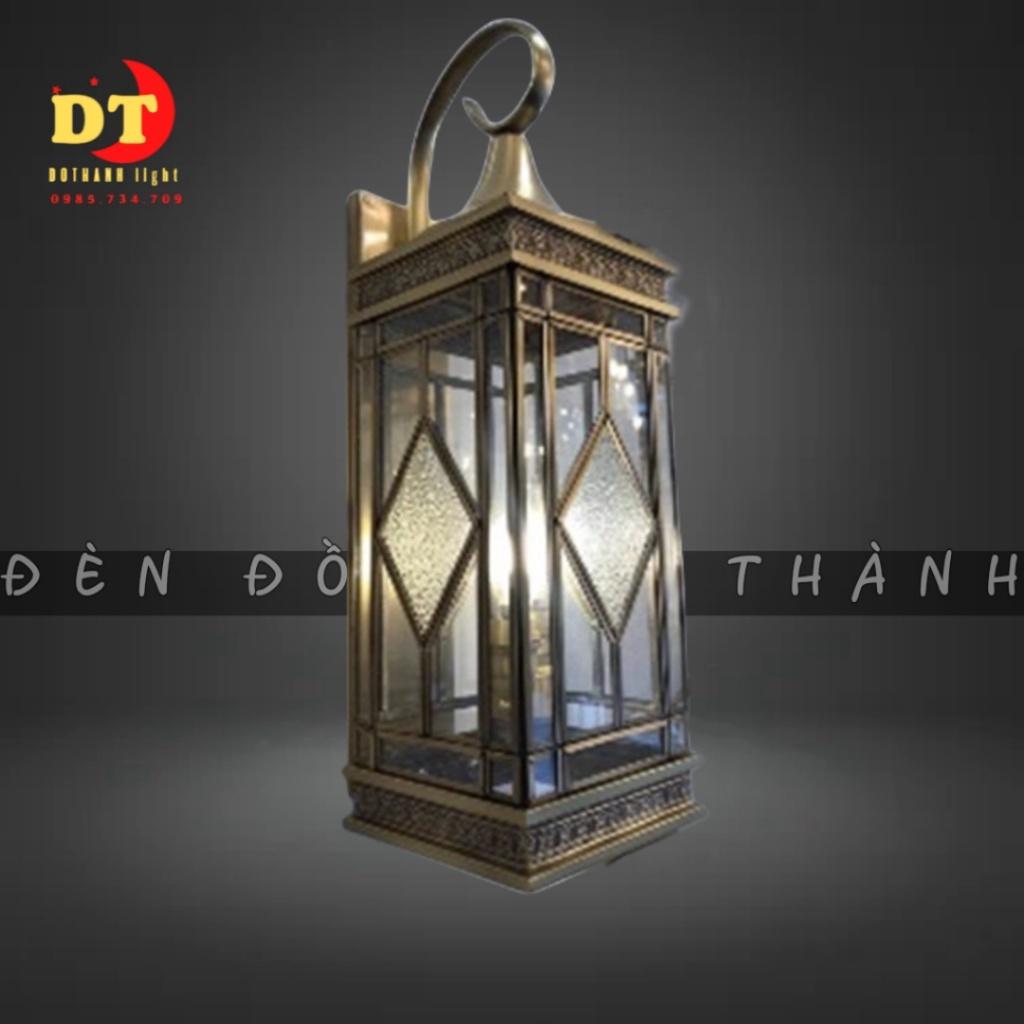 Đèn tường đồng kính ngoài trời cao cấp,hiện đại HTLQ TDK