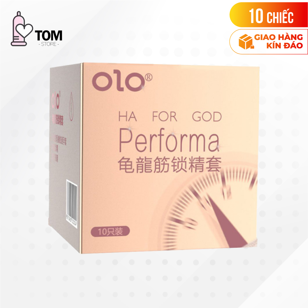 Bao cao su OLO 0.01 Performa Ha For God - Siêu mỏng, kéo dài thời gian