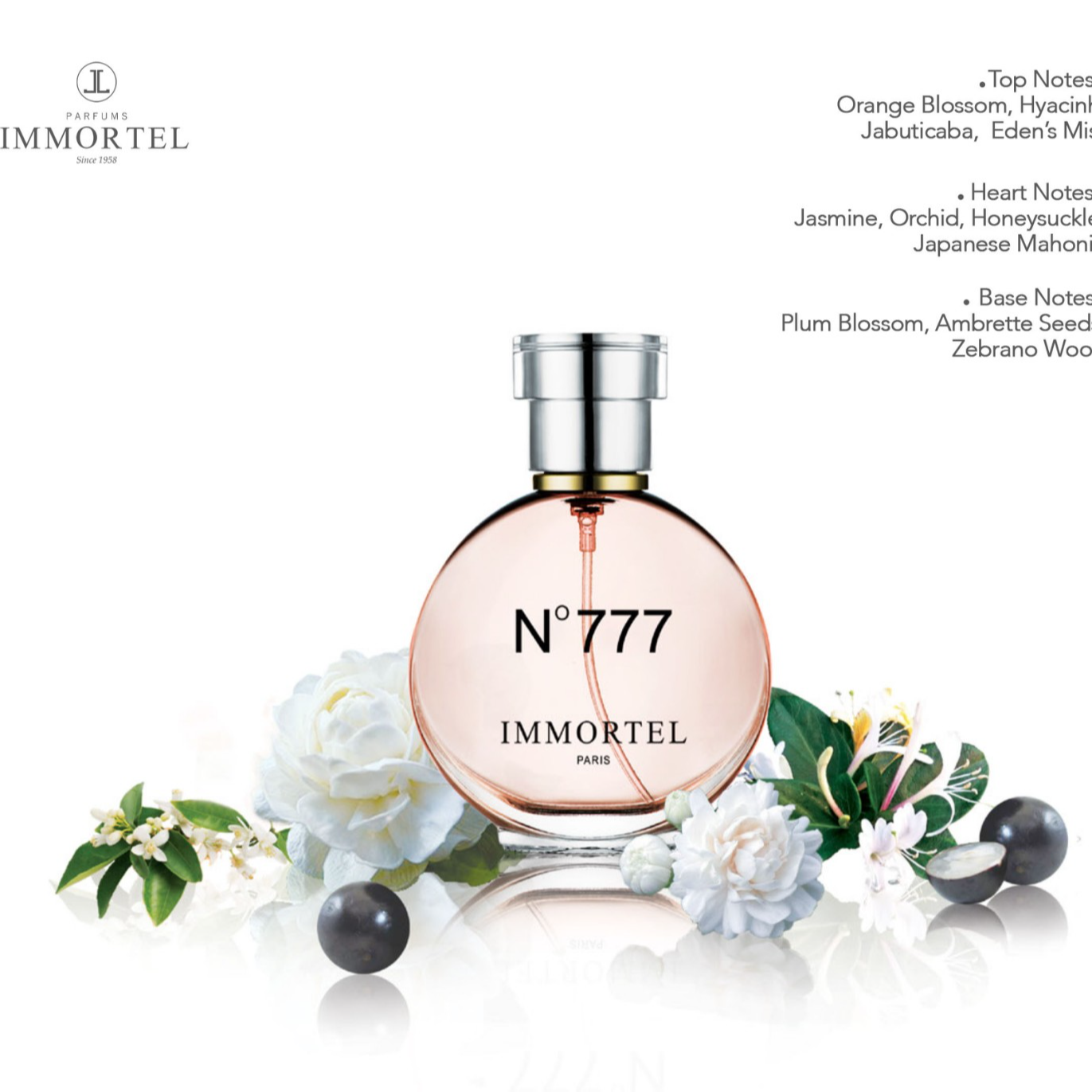 Nước Hoa Nữ IMMORTEL N°777 - Eau de Parfum 60mL Nhập Khẩu Chính Hãng Pháp