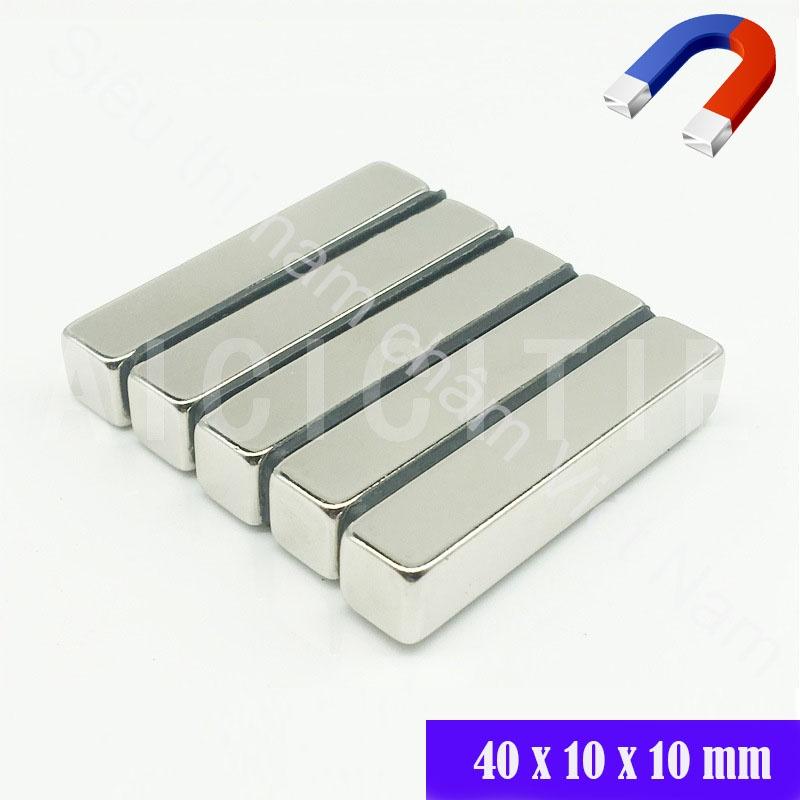 Nam châm đất hiếm kích thước 40x10x10mm - giá 1 viên