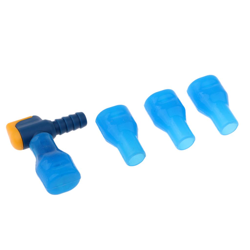 2x3pcs Drink Tube Bite Valve Hydration Pack Water Bladder Mouth Piping Nozzle