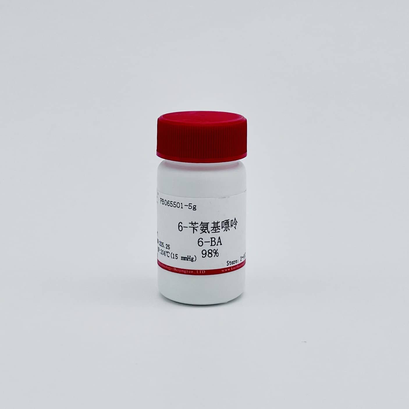 Hóa chất 6-BA [6-Benzylaminopurine 98% (6-BA, BA, 6 BAP; Cool Chemistry, Cas 1214-39-7]