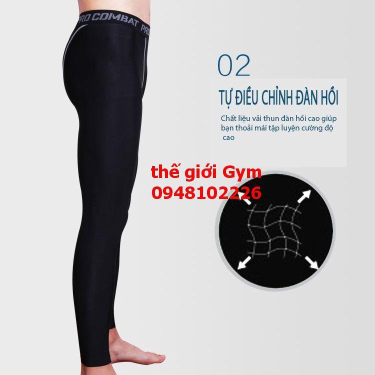 (Video) Quần legging nam xịn PRO COMBAT hot hit (size M-XXXL)