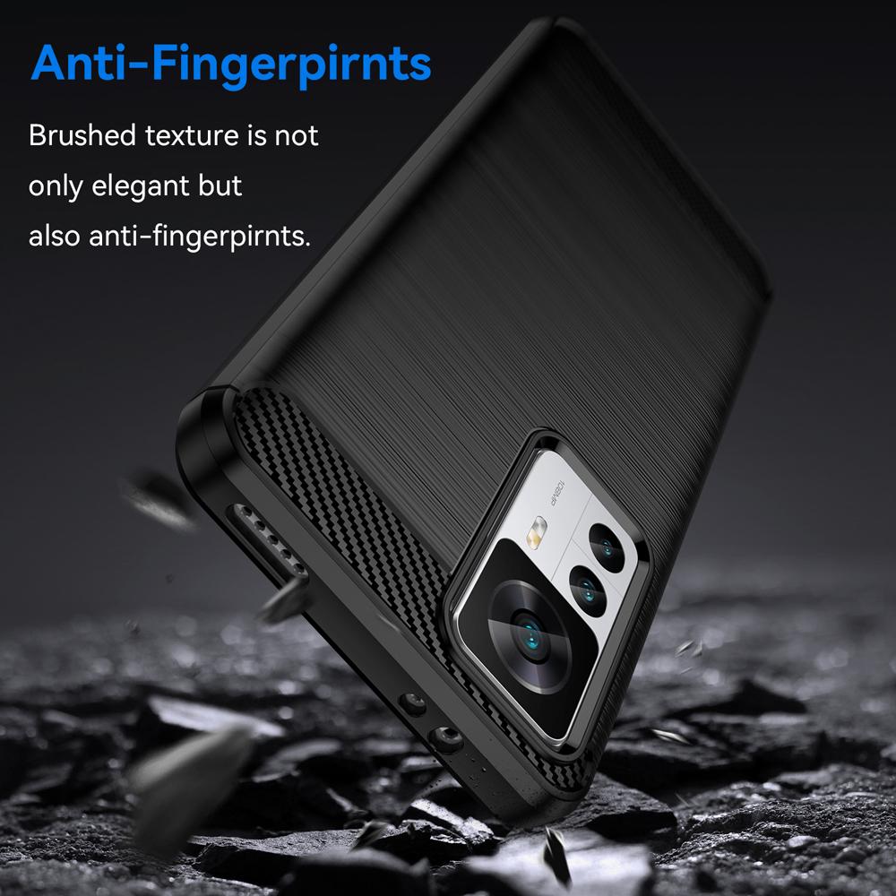 Ốp lưng dành cho Xiaomi 12T Pro Redmi K50 Ultra ốp silicone mềm Carbone phay xước chống sốc chống vân tay