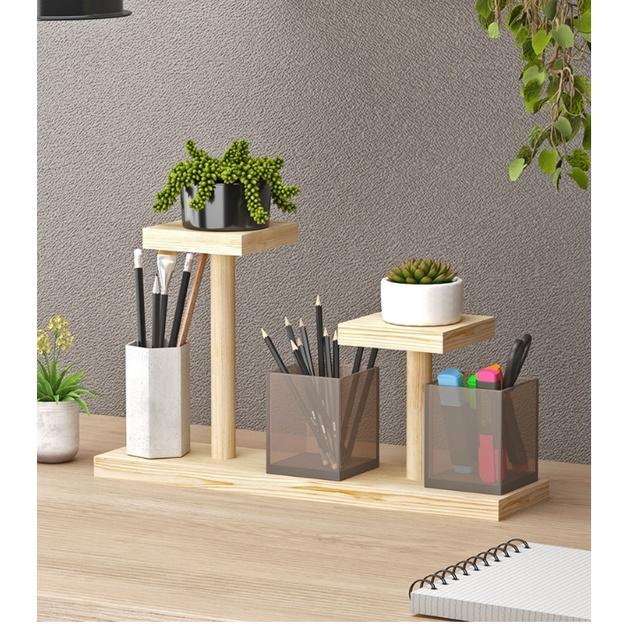 Kệ Để Bàn Hoa Giá Đỡ Đứng kệ để cây cảnh mini đồ lưu niệm trên bàn sang trọng gỗ tự nhiên nhiều kích thước