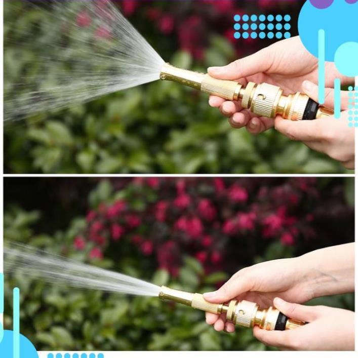 Bộ dây vòi xịt ️bơm nước phun sương️ , tăng áp 3 lần, loại 3m,5m 206587 cút sập,nối vàng+ mở chai