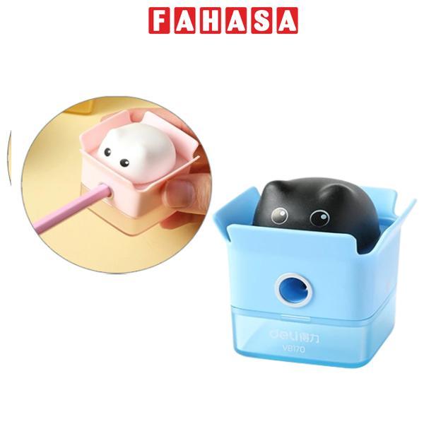 Chuốt Chì Hình Mèo - Deli EH577 - Màu Xanh Dương