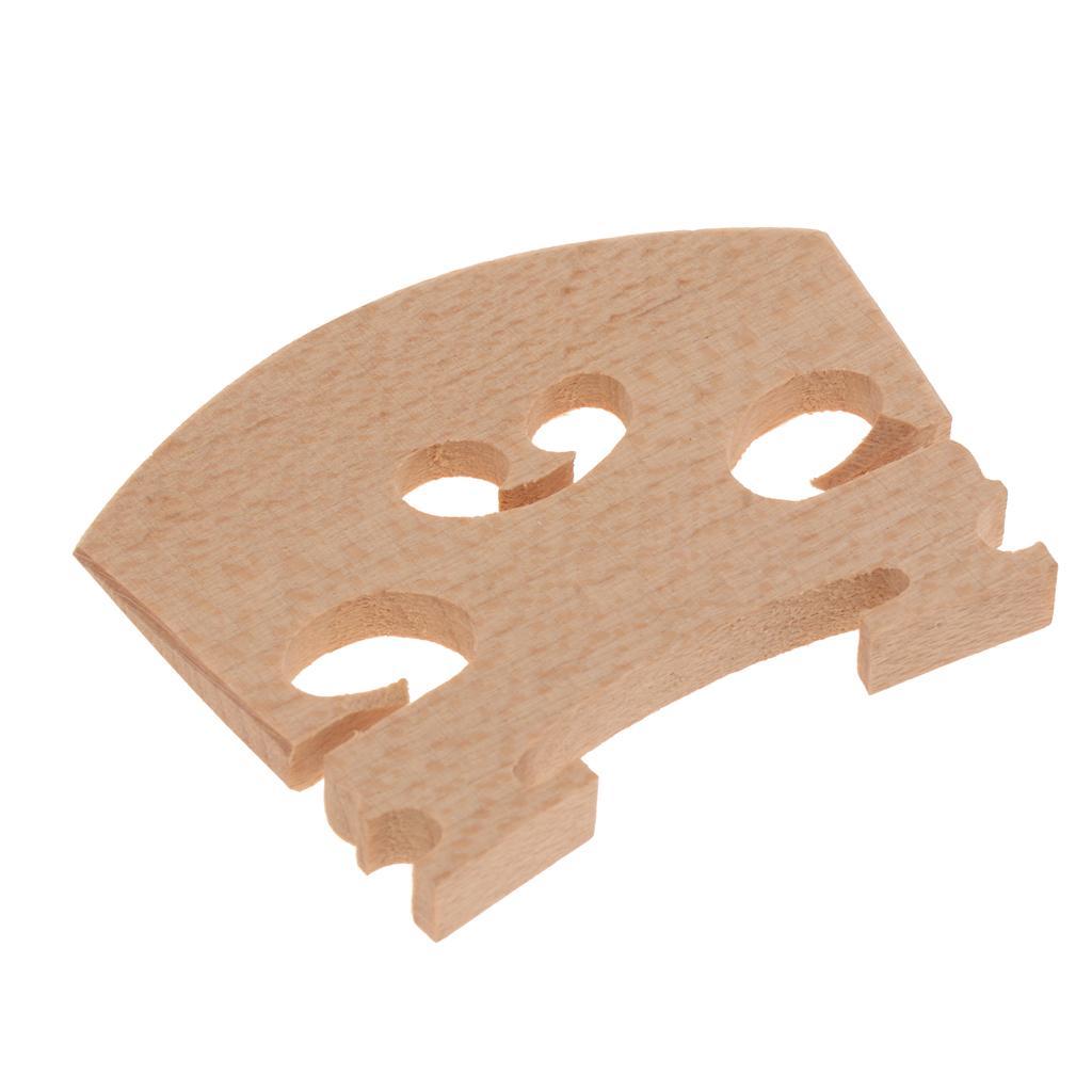 Solid Wooden Violin Bridge Musical Instrument DIY Replace 4-4 3.6cm
