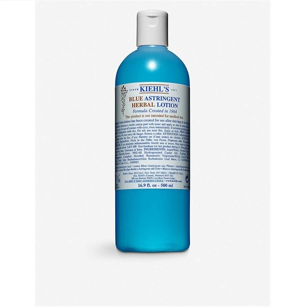 Nước cân bằng đặc trị cho da dầu mụn Kiehls Blue Astringent Herbal Lotion - 500 ml (Bill Anh)