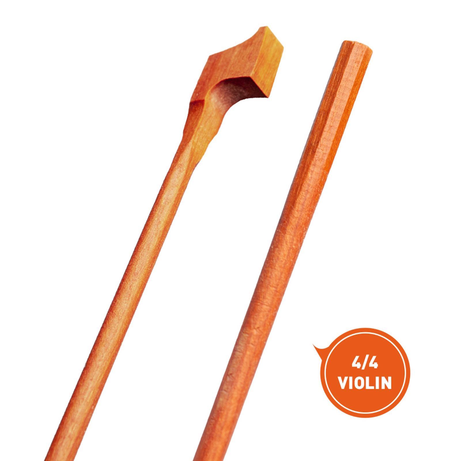Brazilwood Violin Bow Parts Smooth Fiddle Bow Bars for Luthiers Gift Violins