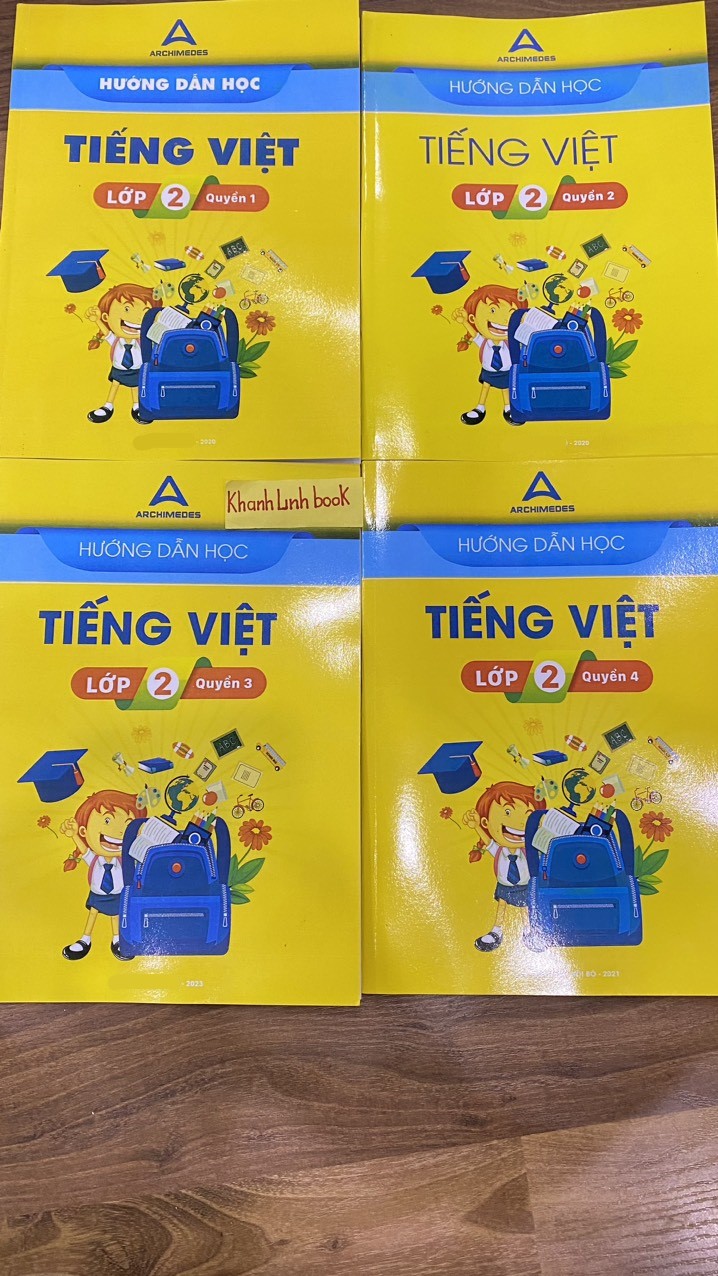 Sách - Combo 4 cuốn Hướng dẫn học tiếng việt lớp 2
