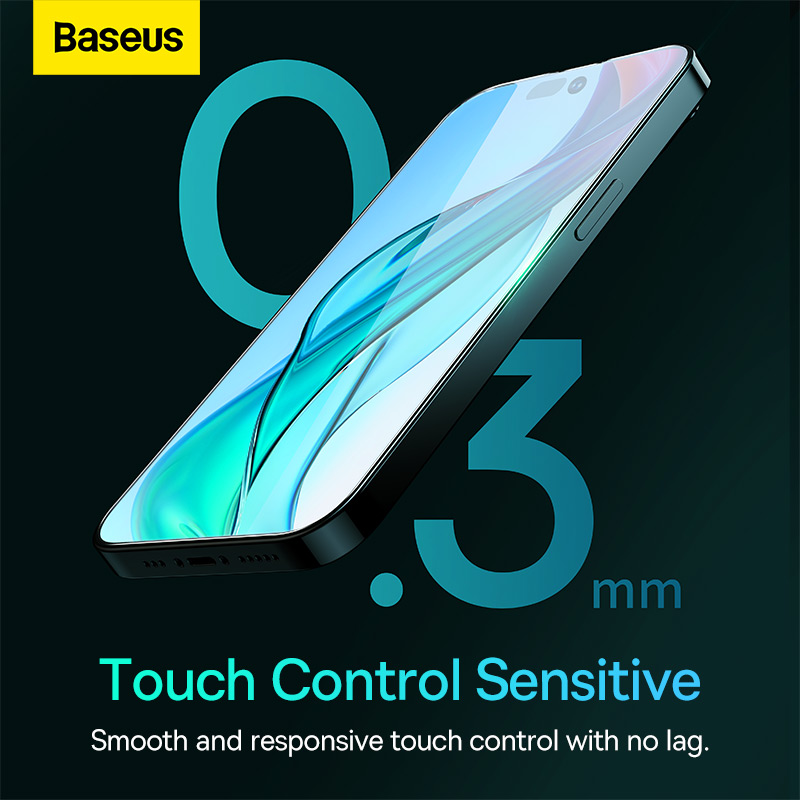 Cường lực All-glass Crys Series Shatter-resistant Tempered Glass EasyStick Film iP14