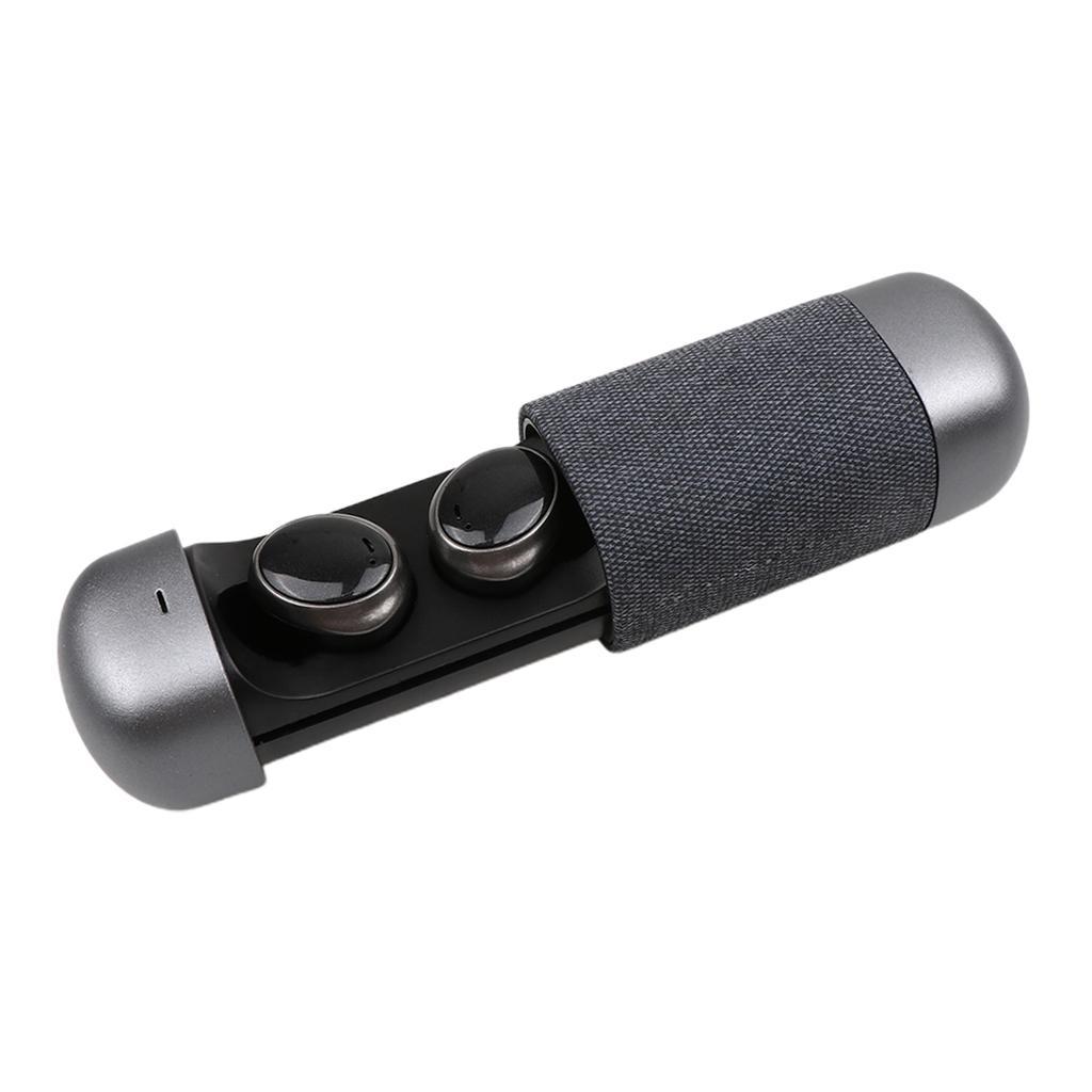 Mini Wireless Bluetooth In-Ear Sport Earphone Waterproof Headset Black