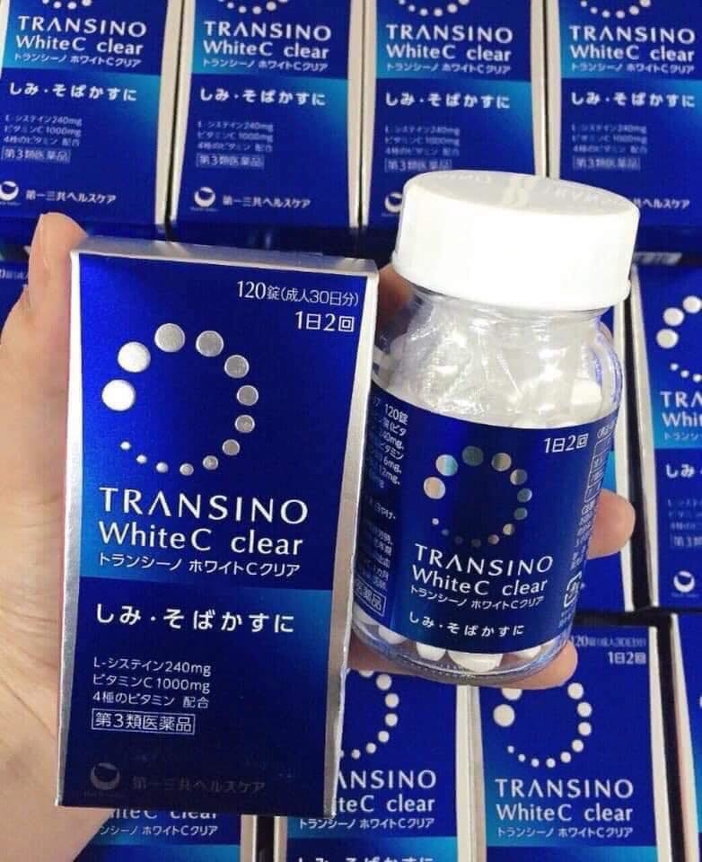 Viên uống trắng da Transino White C (120 viên)