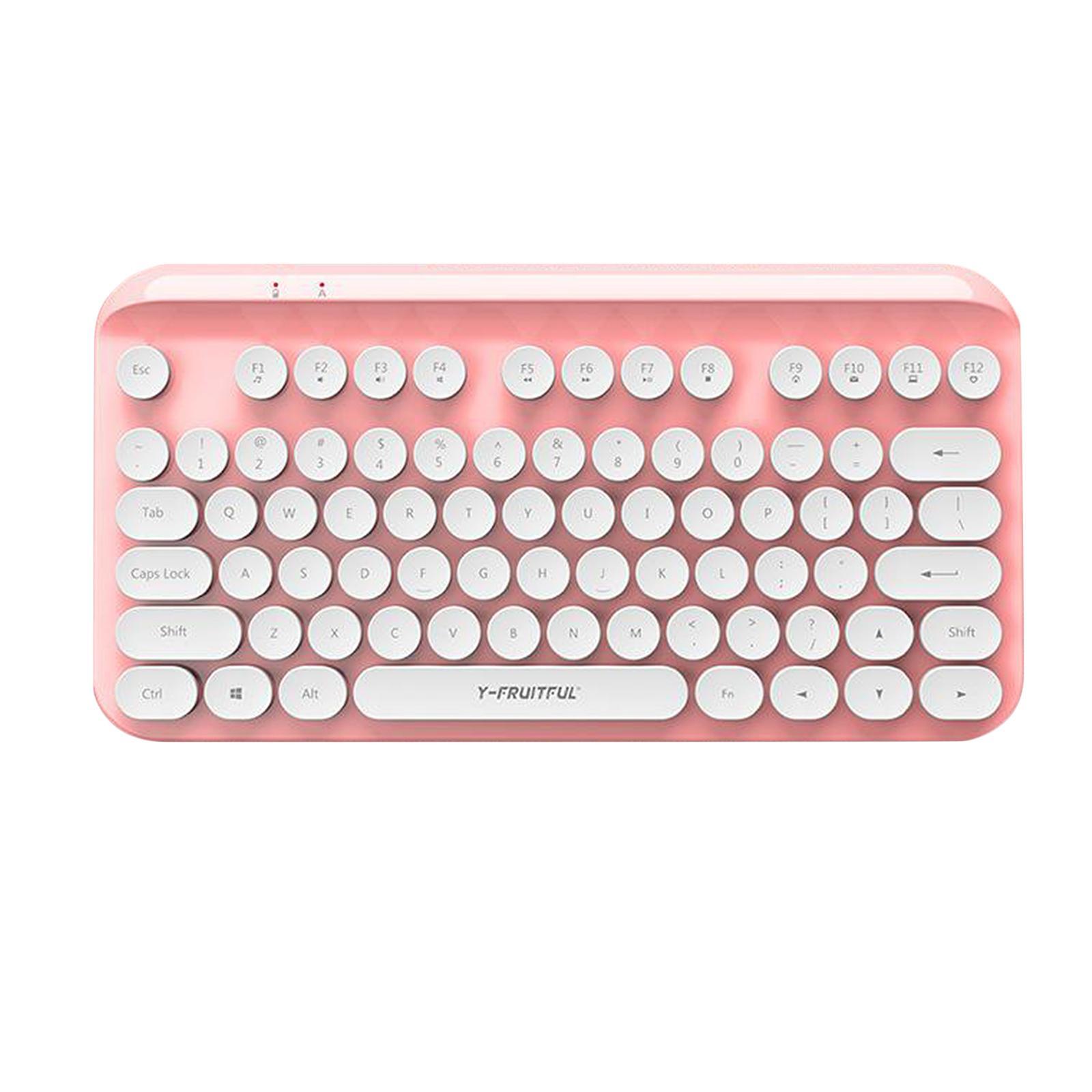 Portable Mini Multifunction Wireless Bluetooth Keyboard for Laptop - white,