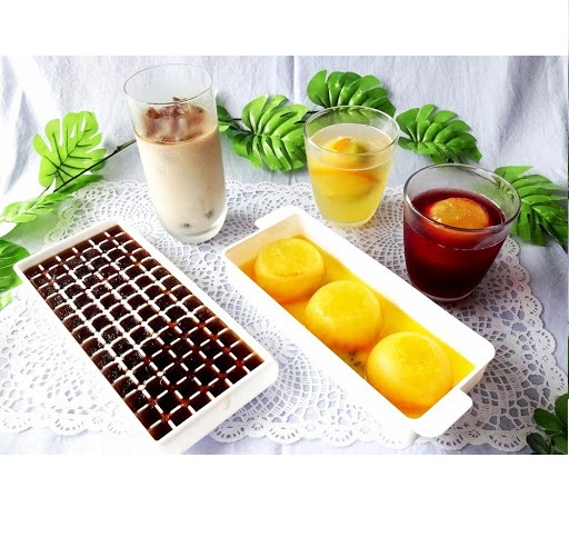 Combo 04 Khay nhựa làm đá đa dụng Kokubo - Nội địa Nhật Bản