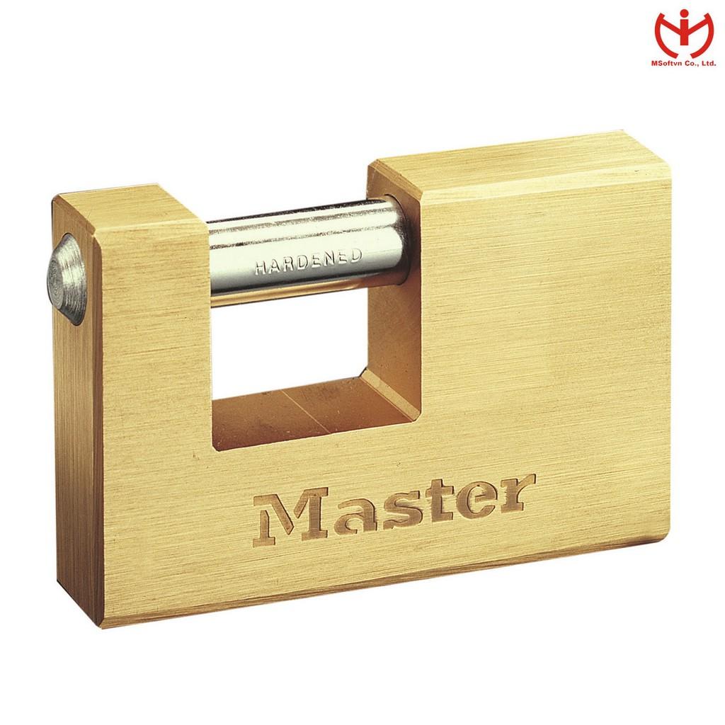Khóa cầu ngang Master Lock 608 EURD thân đồng rộng 85mm - MSOFT