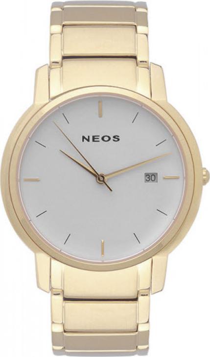 Đồng hồ NEOS N-30853M dây thép vàng