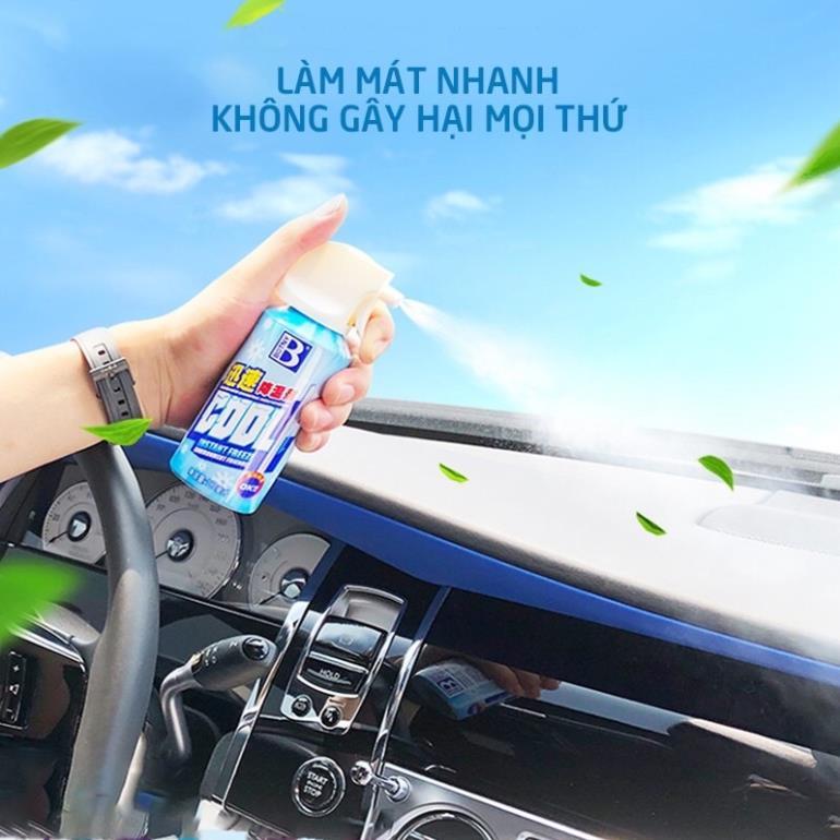 BÌNH XỊT LÀM LẠNH TỨC THỜI BOTNY, CHAI XỊT LÀM MÁT NỘI THẤT Ô TÔ