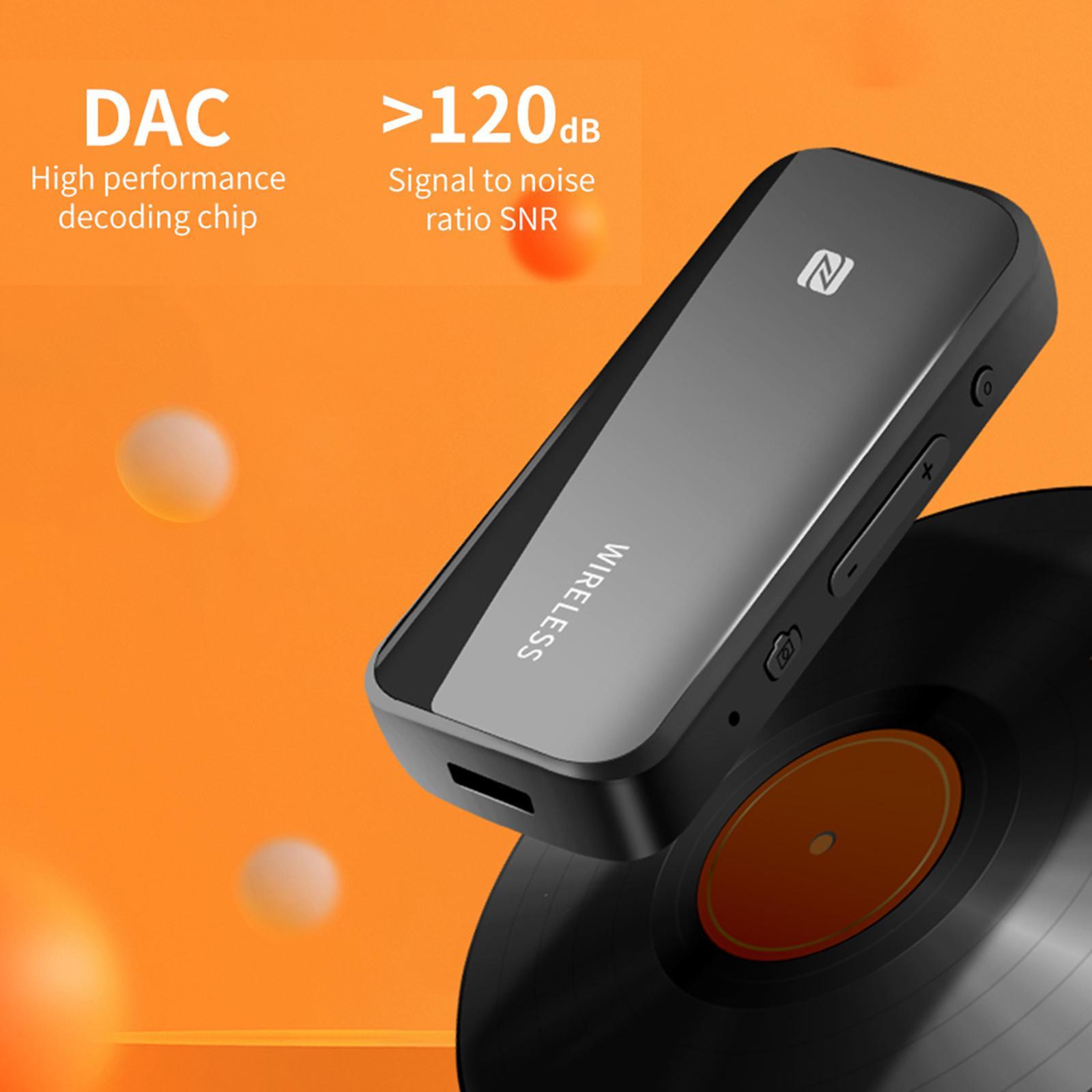 5.1 and Receiver Portable 3.5mm Jack Audio Adapter for Car Audio