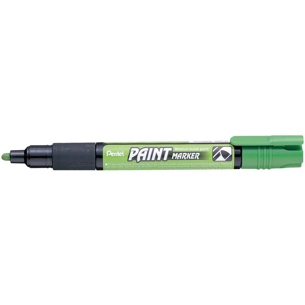 Bút Sơn Pentel Paint Marker Mmp20 Màu Sắc Sống Động Mịn Màng Viết Tốt Trên Nhiều Bề Mặt - Mmp20 - K - Xanh Lá