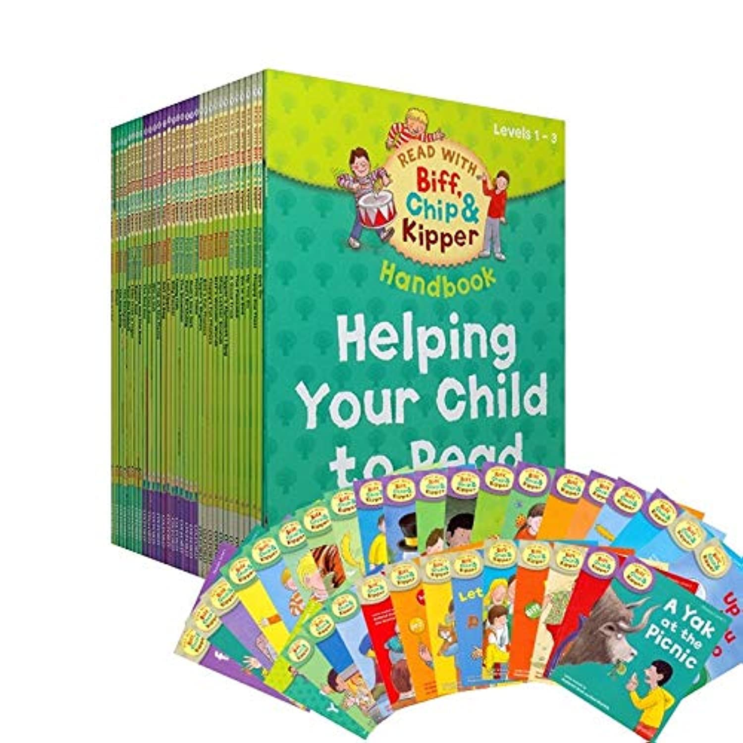 Oxford Reading Tree (Level 1 - 3): Biff, Chip &amp; Kipper - 33 Books + File Nghe | Bản Nhập Khẩu