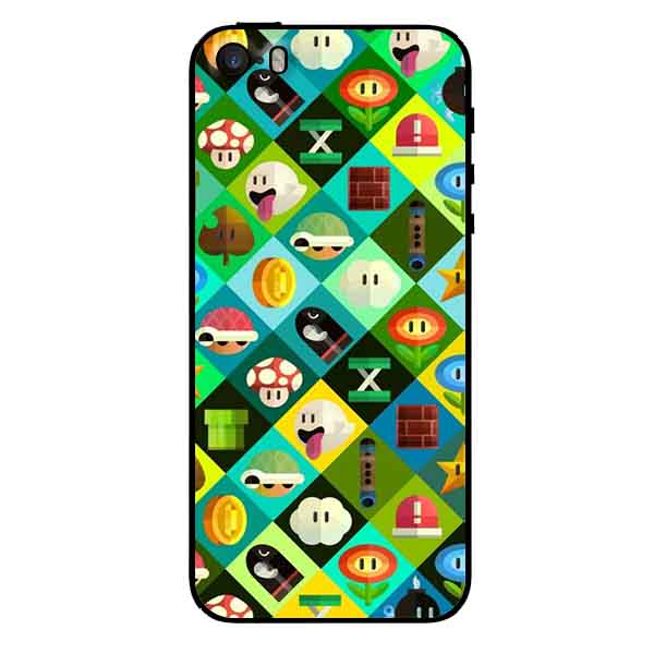 Ốp in cho iPhone 5/5s/5se mẫu Họa Tiết M