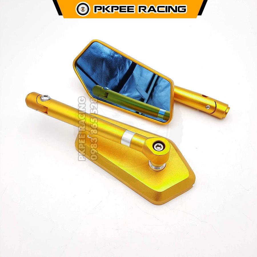 Kính Gương Chiếu Hậu Kiểu Iphone Xéo Nhỏ Gọn Gắn Được Nhiều Loại Xe Exciter, Winner, Vario, Satria, Sonic, Wave, Dream..