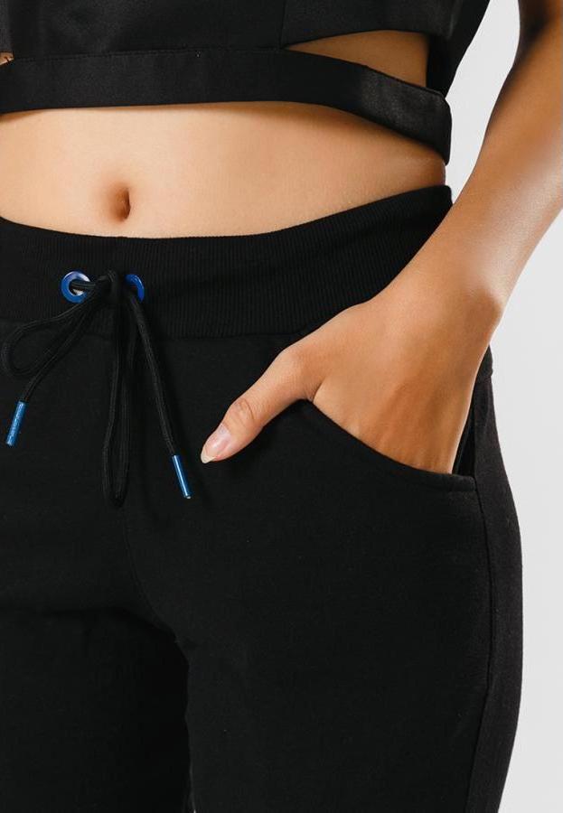 Quần thun dài nữ jogger Phúc An 3008_den