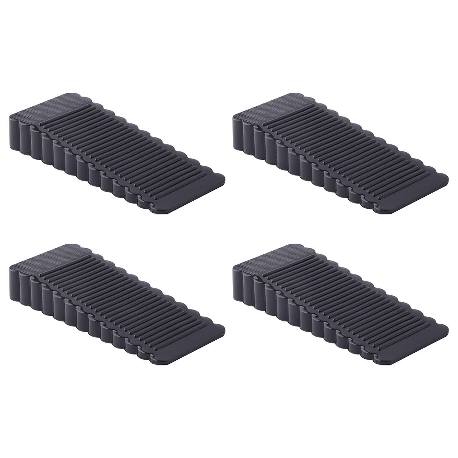 4 Pieces Safety Silicone Wedge Door Stopper Door Stop Stoppers for Kitchen