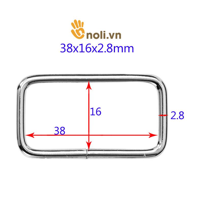 Khoen chữ nhật 3.8cm