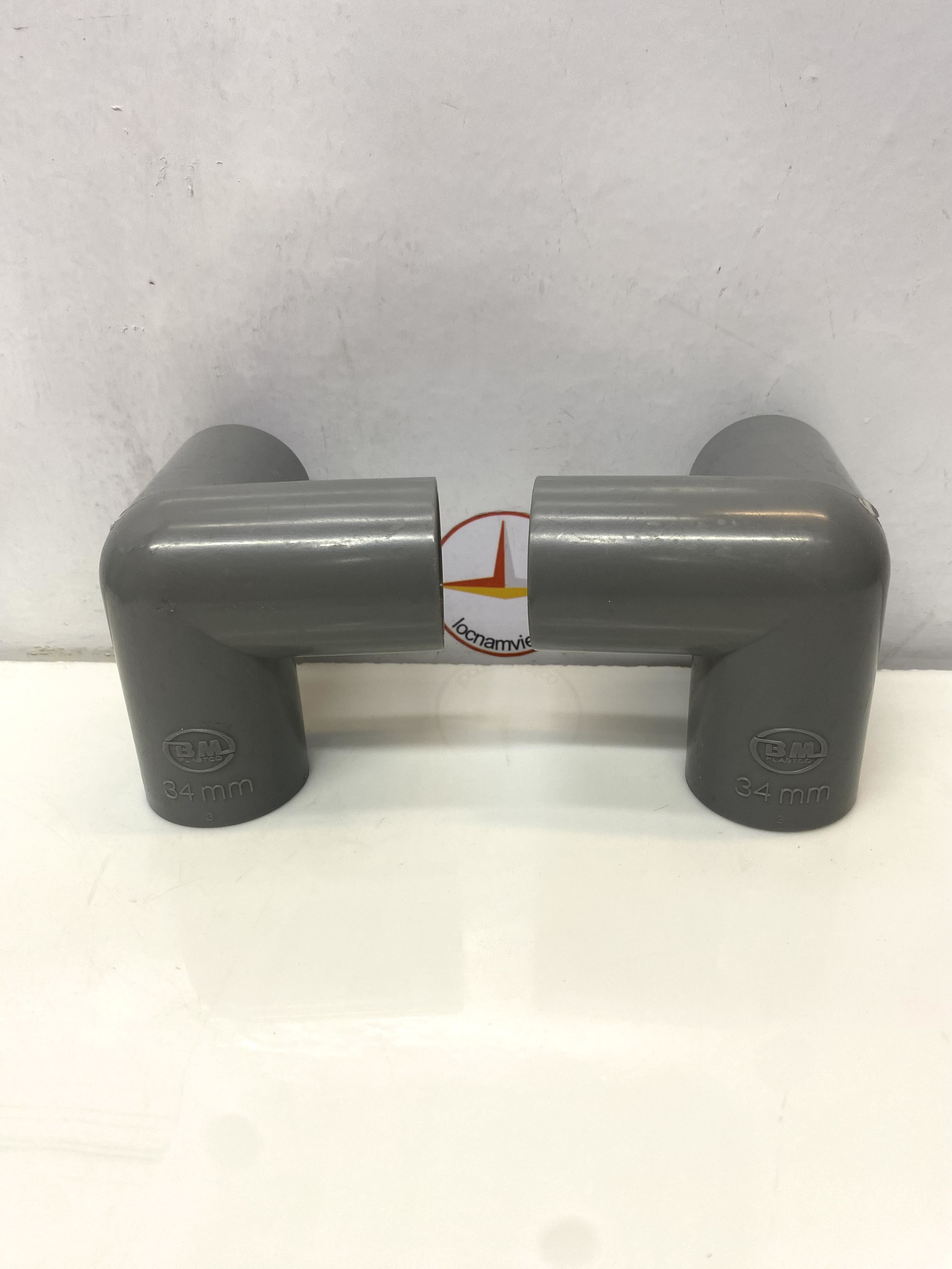 Co góc 3 nhánh, tê góc, co 3 hướng 34 nhựa PVC Bình Minh