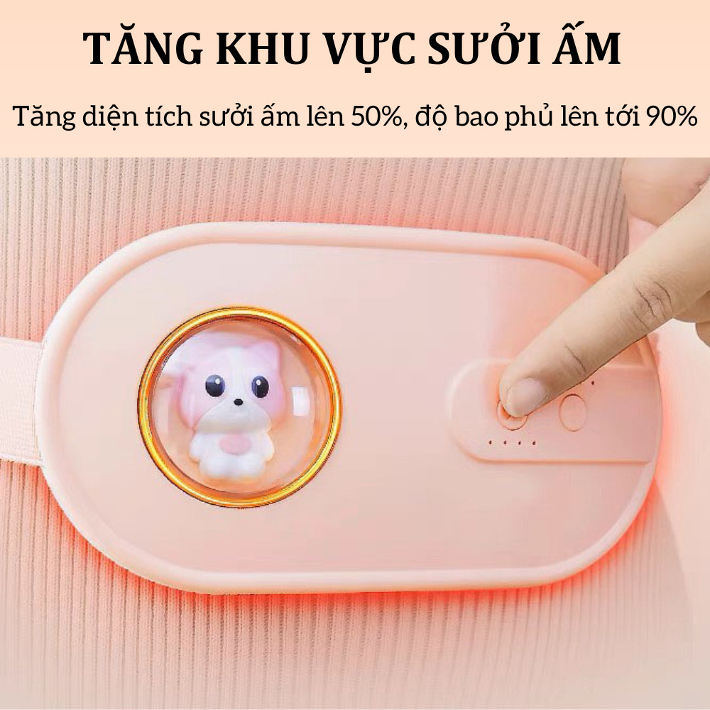 ￼Túi chườm nóng lạnh Hoạt Hình dễ thương lông mịn đa năng giảm đau bụng kinh hạ sốt