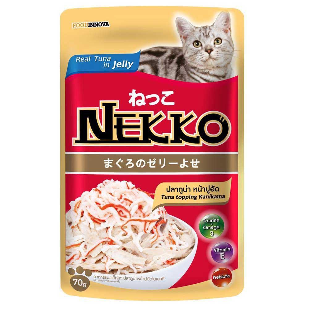 PATE CHO MÈO NEKKO JELLY ĐỦ VỊ 70G - THÁI LAN