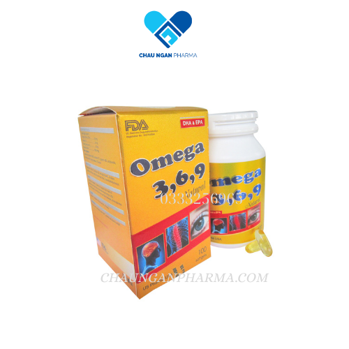 Viên bổ não tăng tuần hoàn não OMEGA 3,6,9 NATURAL USP