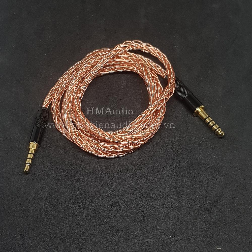 Dây tai nghe đồng OFC 1.0mm tết 8 - Connector for Headphone DT240 Pro