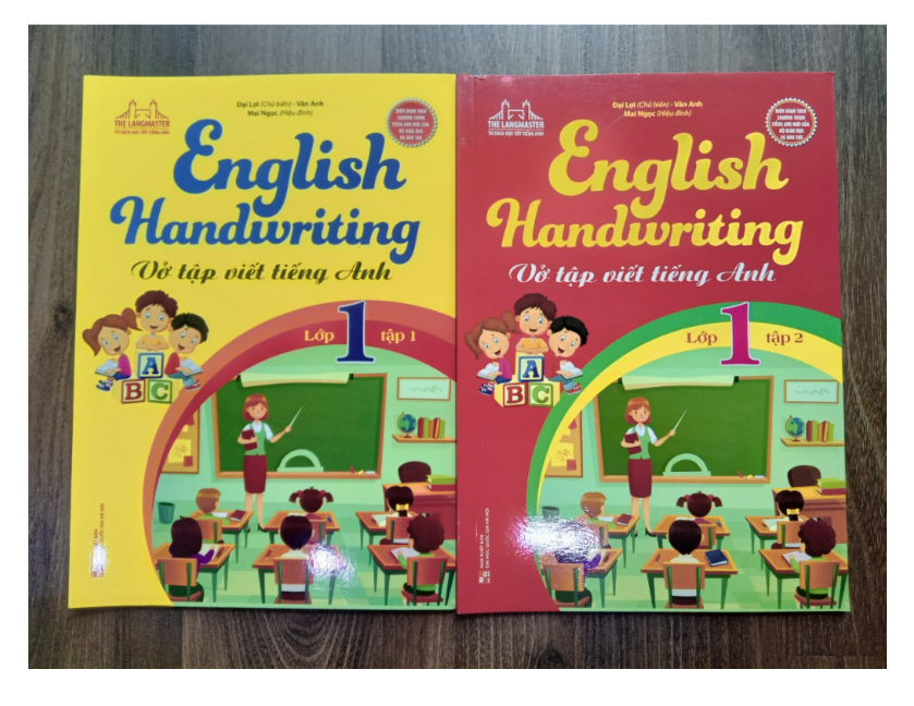 Sách - Combo English Handwriting Vở tập viết tiếng anh lớp 1