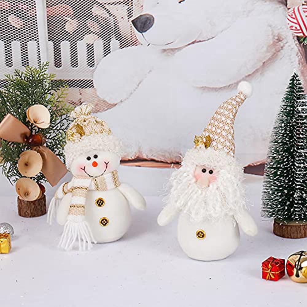 Người Tuyết Giáng Sinh Santa Gnome Bắc Âu In Hình Hoa Lá Sang Trọng Quốc Đồ Chơi Mùa Đông Bàn Trang Trí Đồ Trang Trí Nhà Cửa