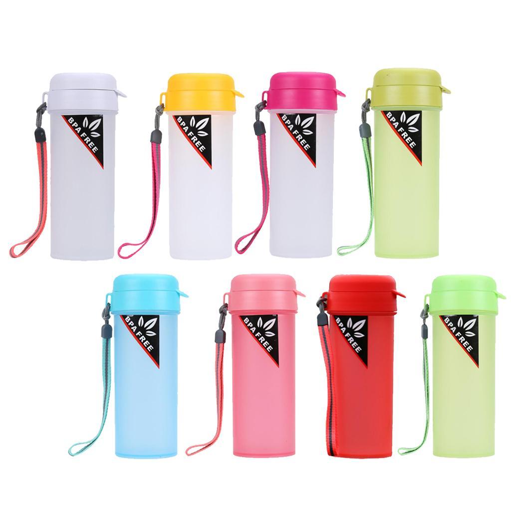 Sports Water Bottle Drink Bottle With Handle Strap Carrier Hiking