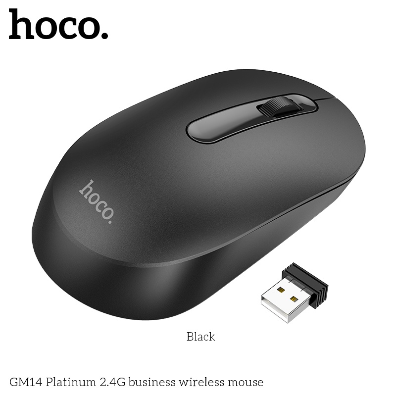 Chuột Không Dây GM14 Dành Cho PC và Laptop, Nhỏ Gọn, Trọng Lượng Nhẹ, Nhựa ABS Bóng Bắt Mắt, Chống Xước, Va Đập